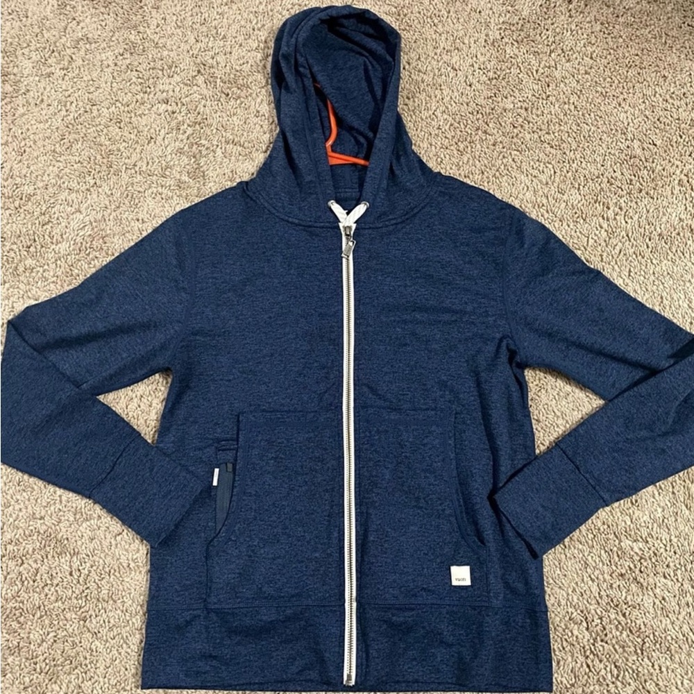 2 Vuori Heather Zip-Up Hoodies